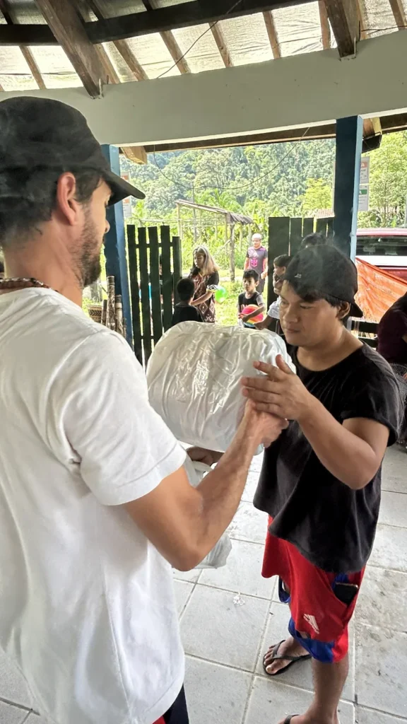 Ação do Instituto Vision Ações do Bem em Itanhaém — 02/2025